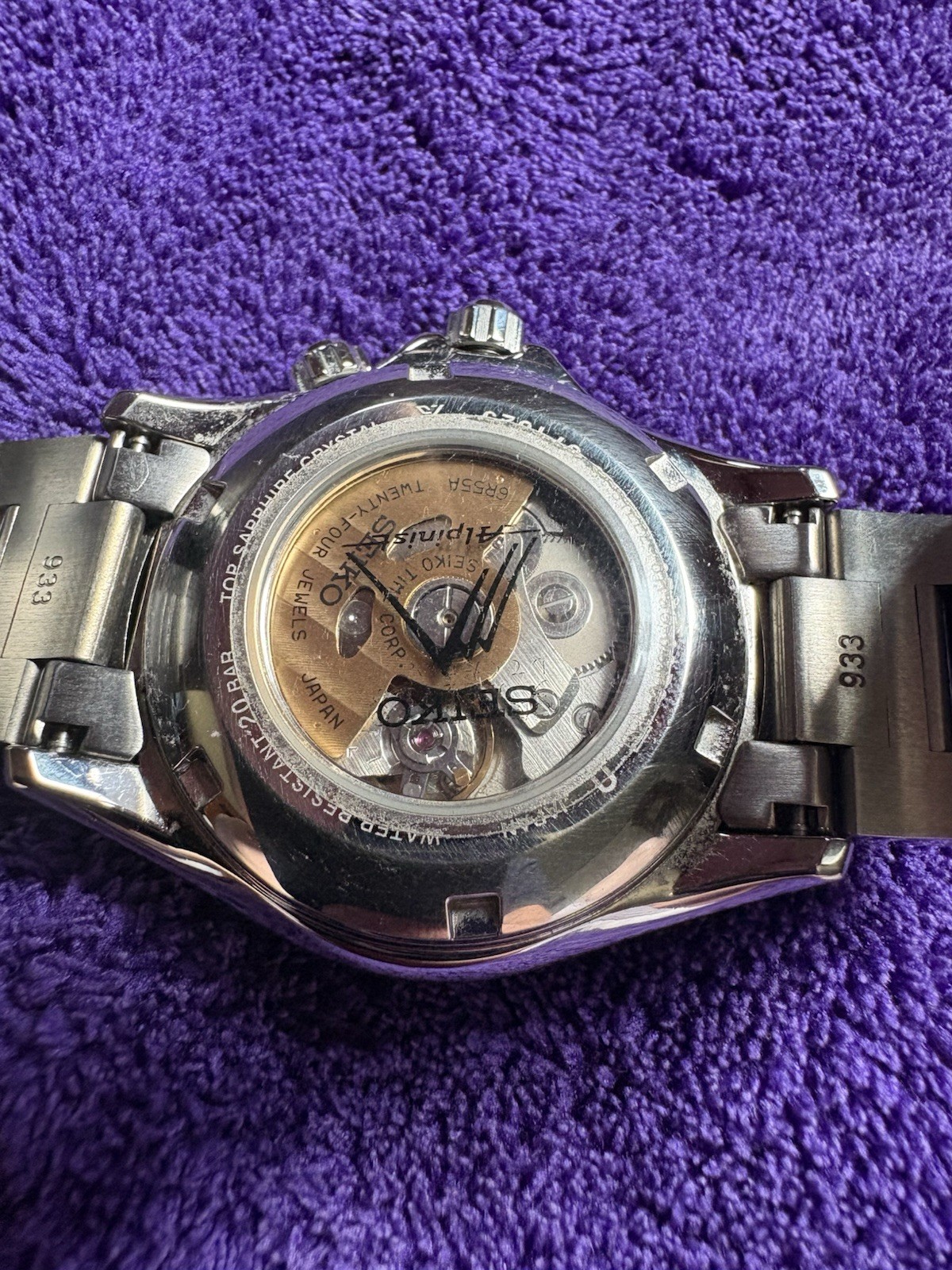 Seiko Prospex Alpinist Mechanical 39.5mm Black Dial Watch SPB505