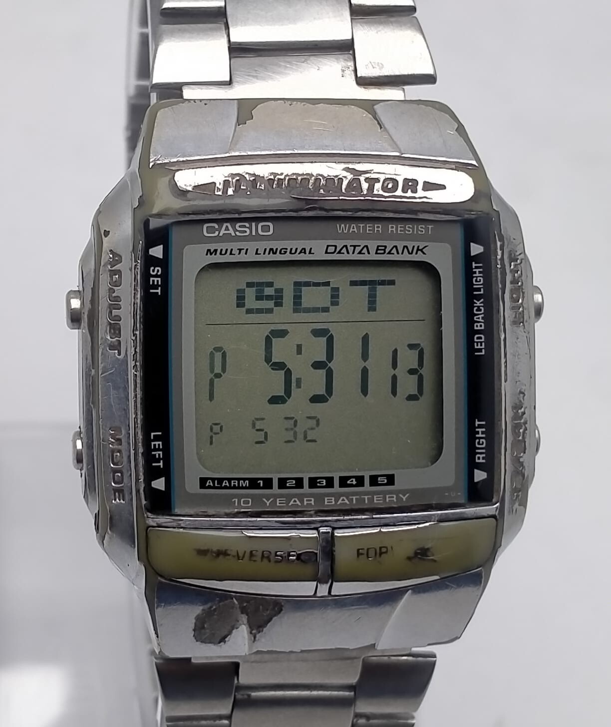 Casio Multi Lingual Data Bank 2515 DB-360 Quartz Vintage Men’s Watch BRG550MHN2