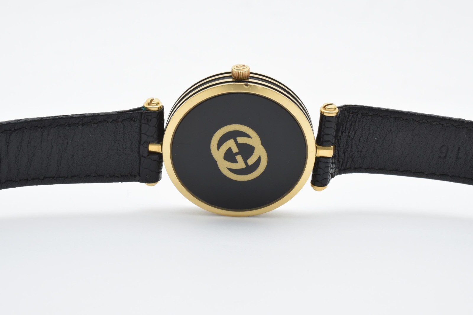 [Near MINT] GUCCI 2000M 30mm Black Dial Gold Quartz Men’s Watch JAPAN #14