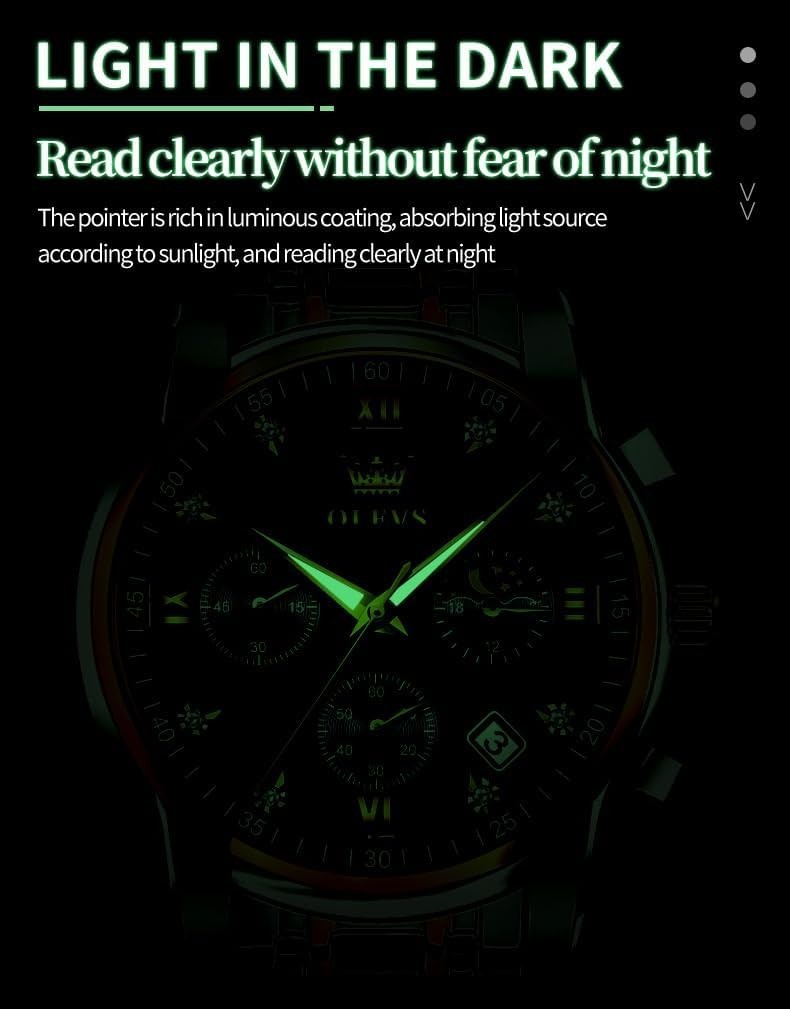 Luxury Diamond Wrist Watch for Men – Stylish, Quartz, Waterproof & Adjustable