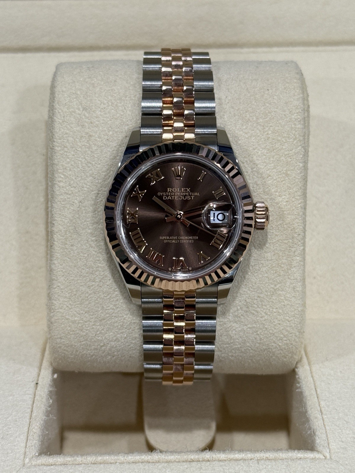Rolex Lady-Datejust 28mm, Chocolate Roman, Jubilee, 279171-0009 2024