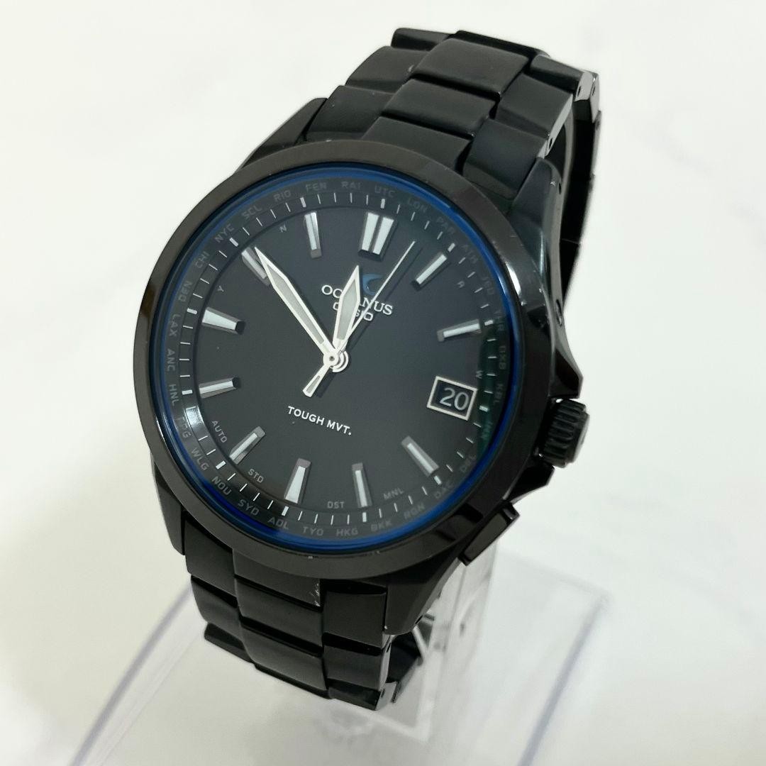 CASIO OCEANUS OCW-S100B Black Titanium Tough Solar Radio Multiband 6 Men Japan