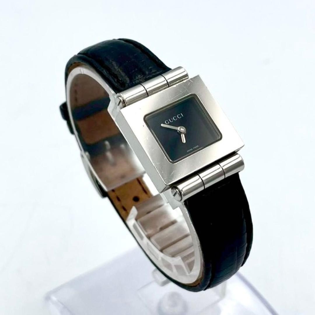 Gucci 600L Square Black Dial Quartz Watch Pre-Owned