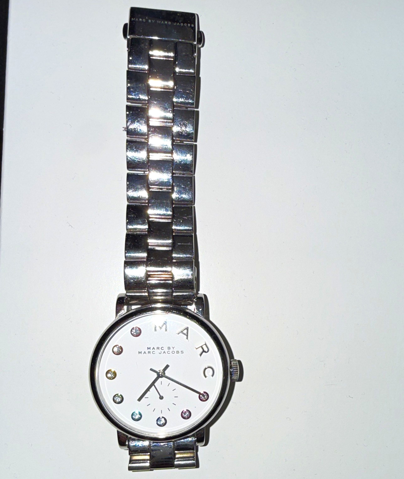 Marc by Marc Jacobs Quartz 50m White Dial Silver Bracelet 30mm Women’s Watch