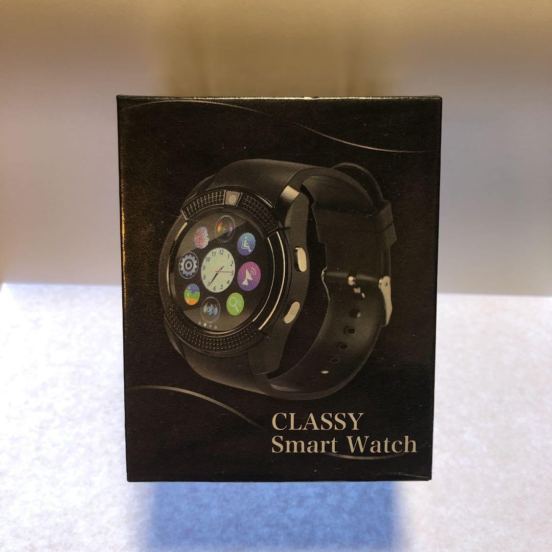 CLASSY Smart Watch – Black Digital Men’s Fashion Watch
