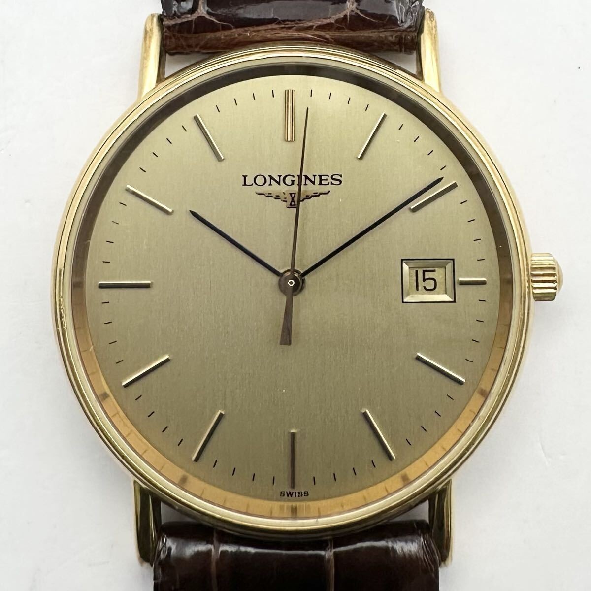 Longines Grand Classic l4.636.2 Qz 32mm Men’s Watch From JAPAN fast shipping