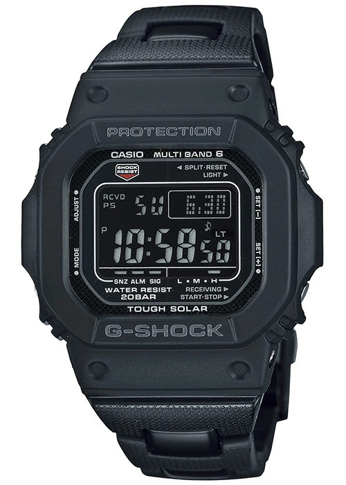 Casio G-SHOCK GW-M5610UBC-1JF JDM Tough Solar Multiband 6 Reverse Display Metal