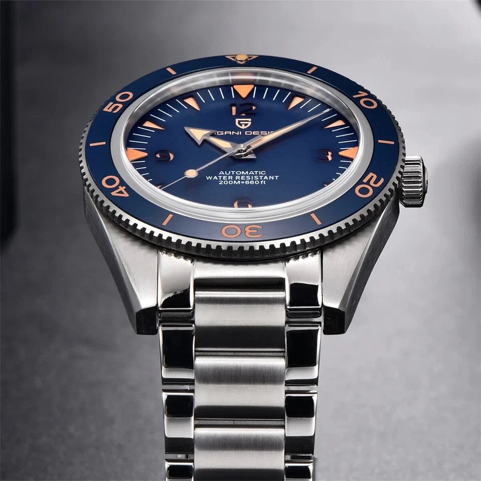 Pagani Design PD-YS005 Blue Diver Stainless Steel Automatic Men’s Watch