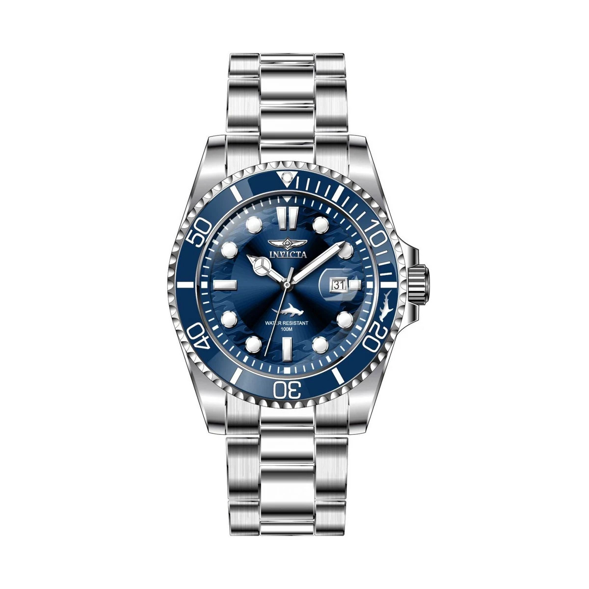 Invicta 100M Pro Diver Watch – 43mm, Model No. 30019