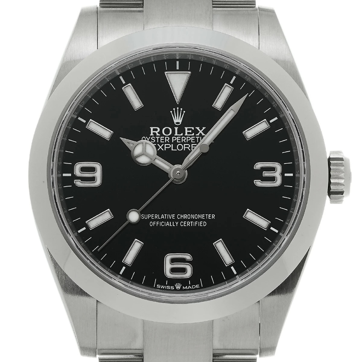 ROLEX Explorer 40 224270 Black Case Size 40 x 40 mm Men’s Used Watch #42930