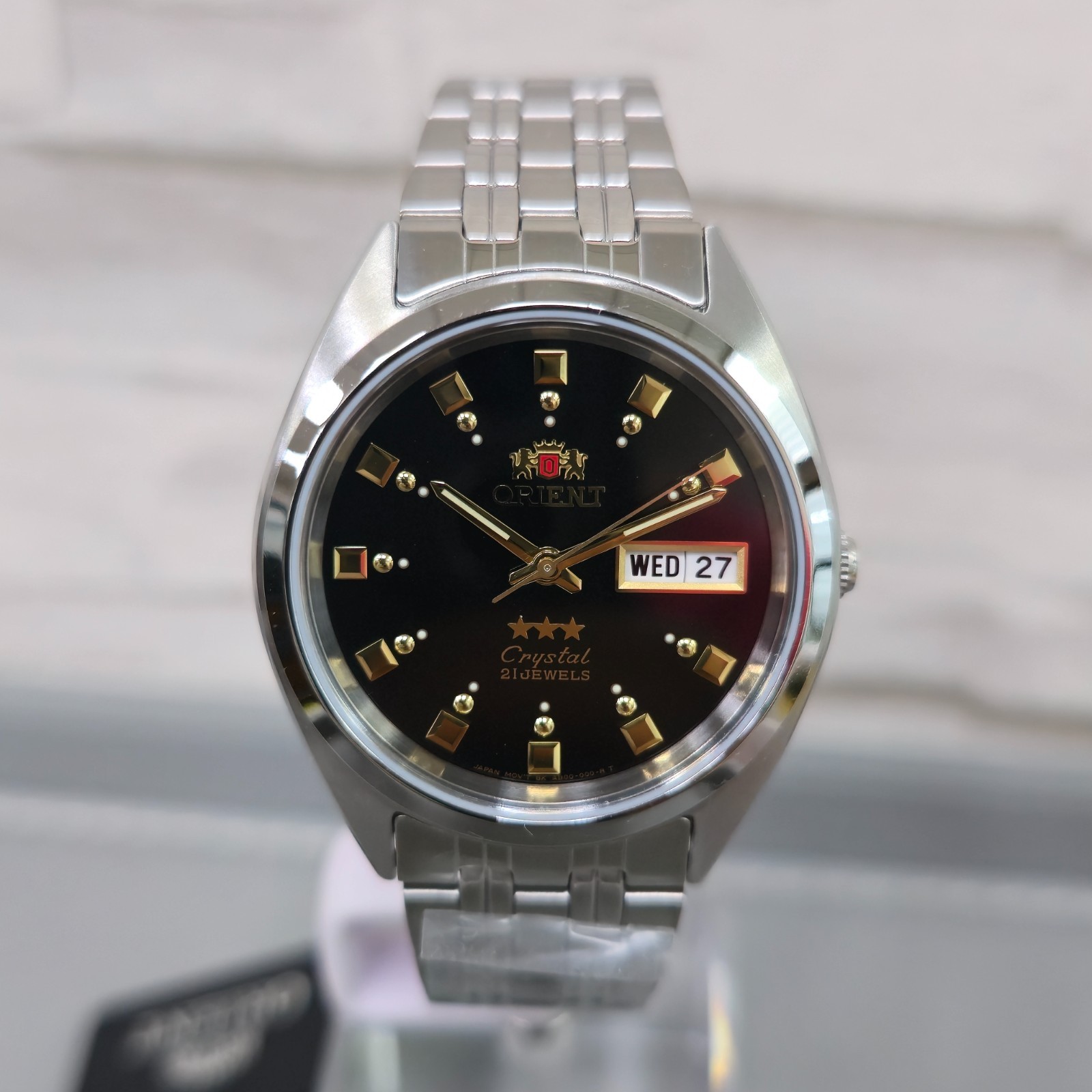 Orient TriStar FAB00009B9 Automatic Black Dial Stainless Steel New Men’s Watch