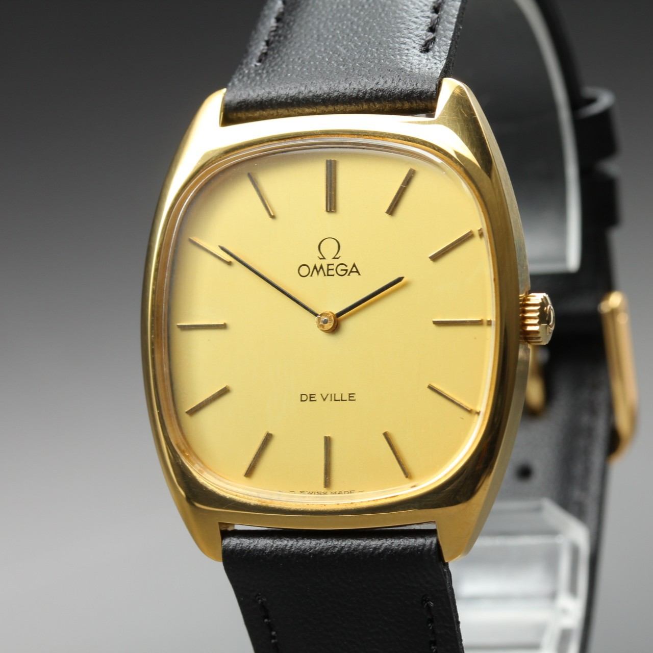 For Parts] Vintage 1979 OMEGA De Ville Cal.625 Manual Wind Gold 32mm Men’s Watch