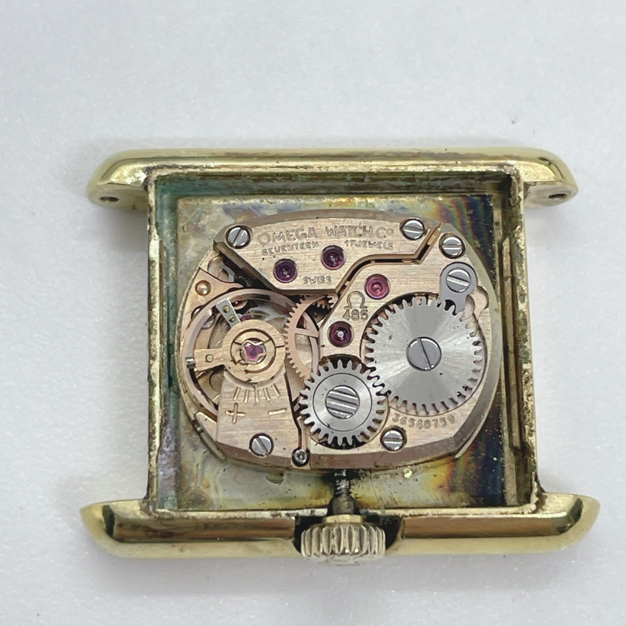 [Exc+5] OMEGA De Ville 511.0407 Cal.485 Gold Tank Hand Winding Gold Womens Watch