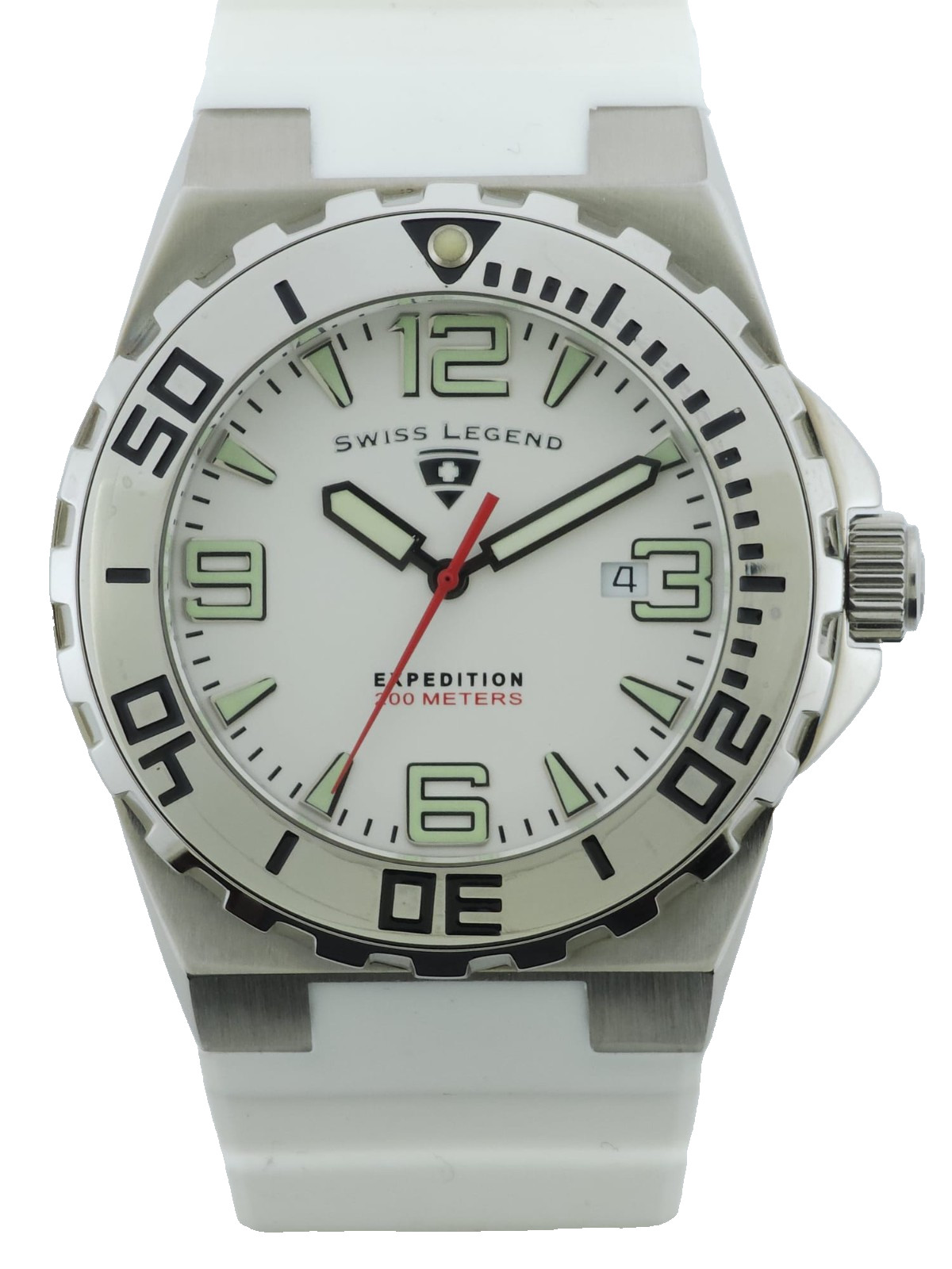 SWISS LEGEND Expedition White Dial Men’s Watch – 40% OFF RETAIL PRICE