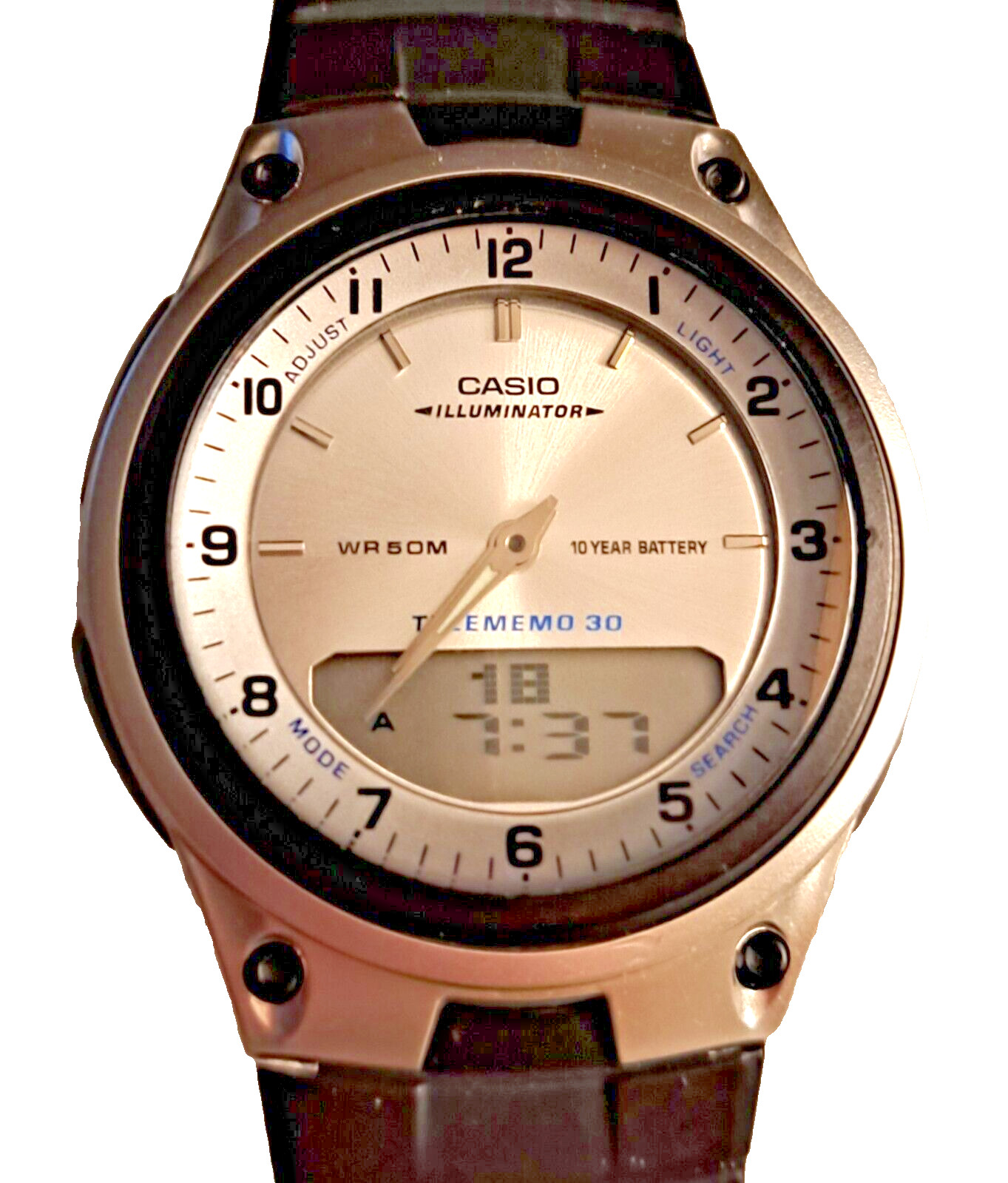 Casio Illuminator Telememo 30 2747 World Time & Alarm Works