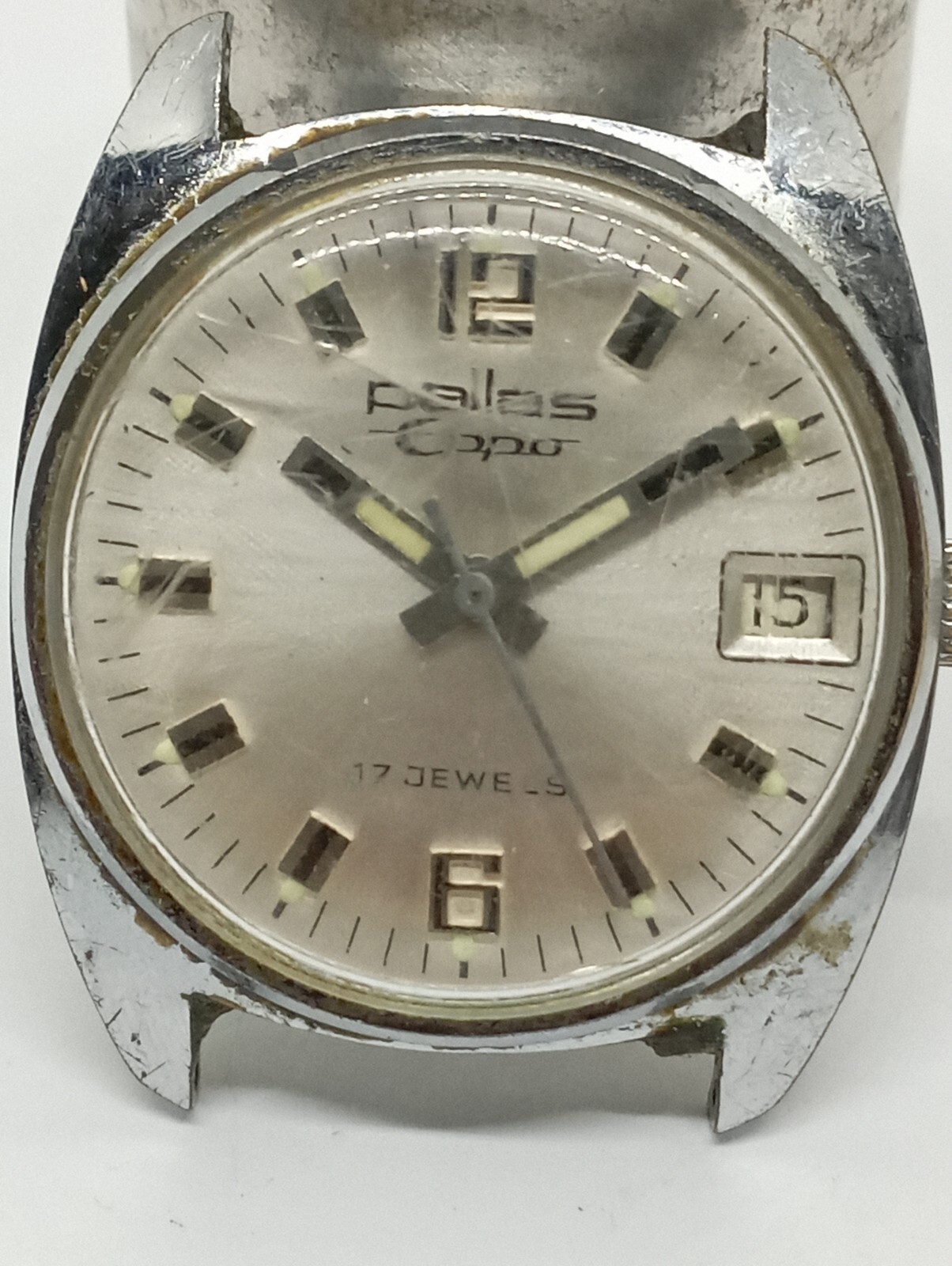VINTAGE Pallas EPPO watch Cal. OTERO 844 PERFECT MOVEMENT GOOD BALANCE CHECK IT!
