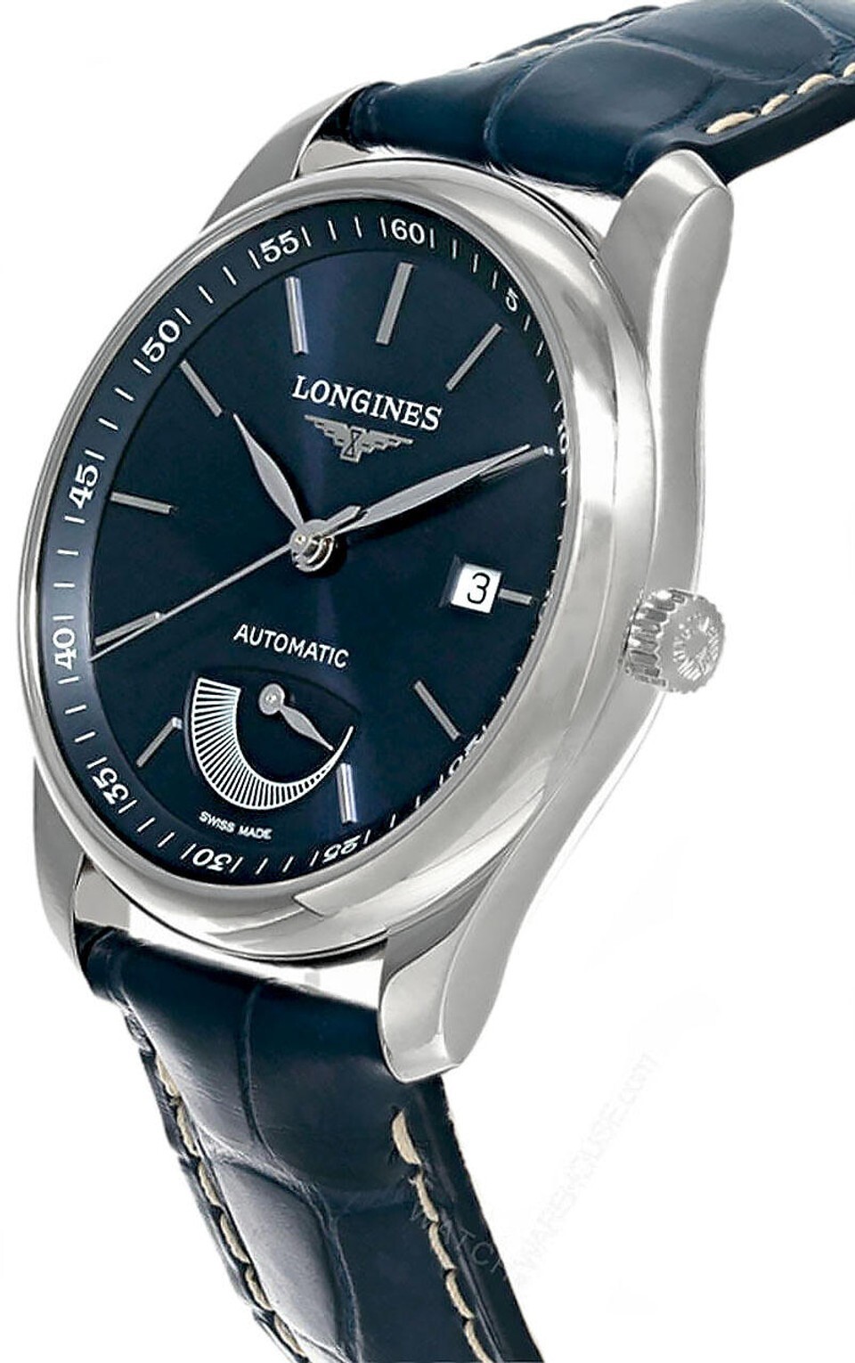 LONGINES Master Collection 40MM AUTO BLU Dial LTHR Men’s Watch L2.908.4.92.0