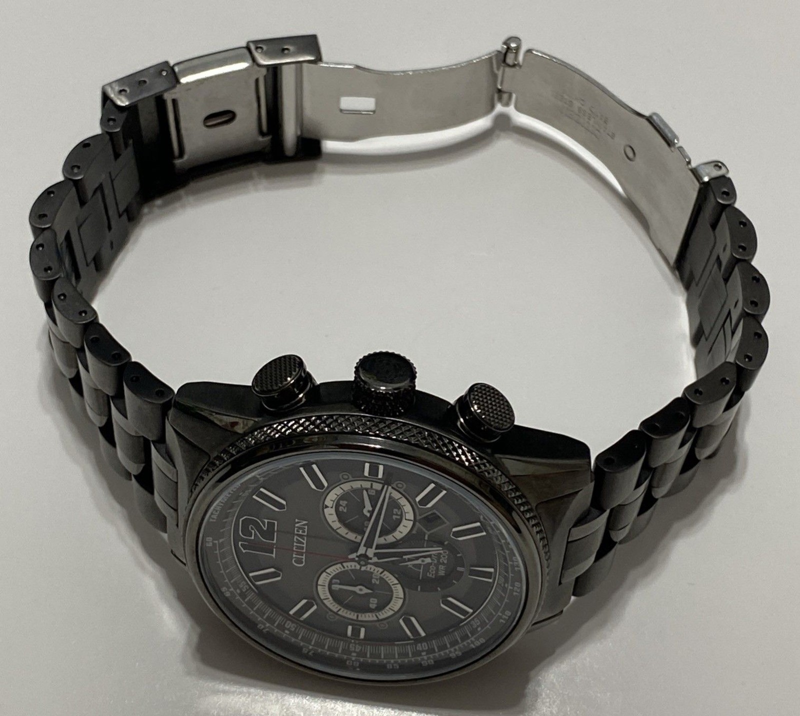 Citizen Nighthawk Chronograph Charcoal Grey Dial Men’s Watch CA4377-53H