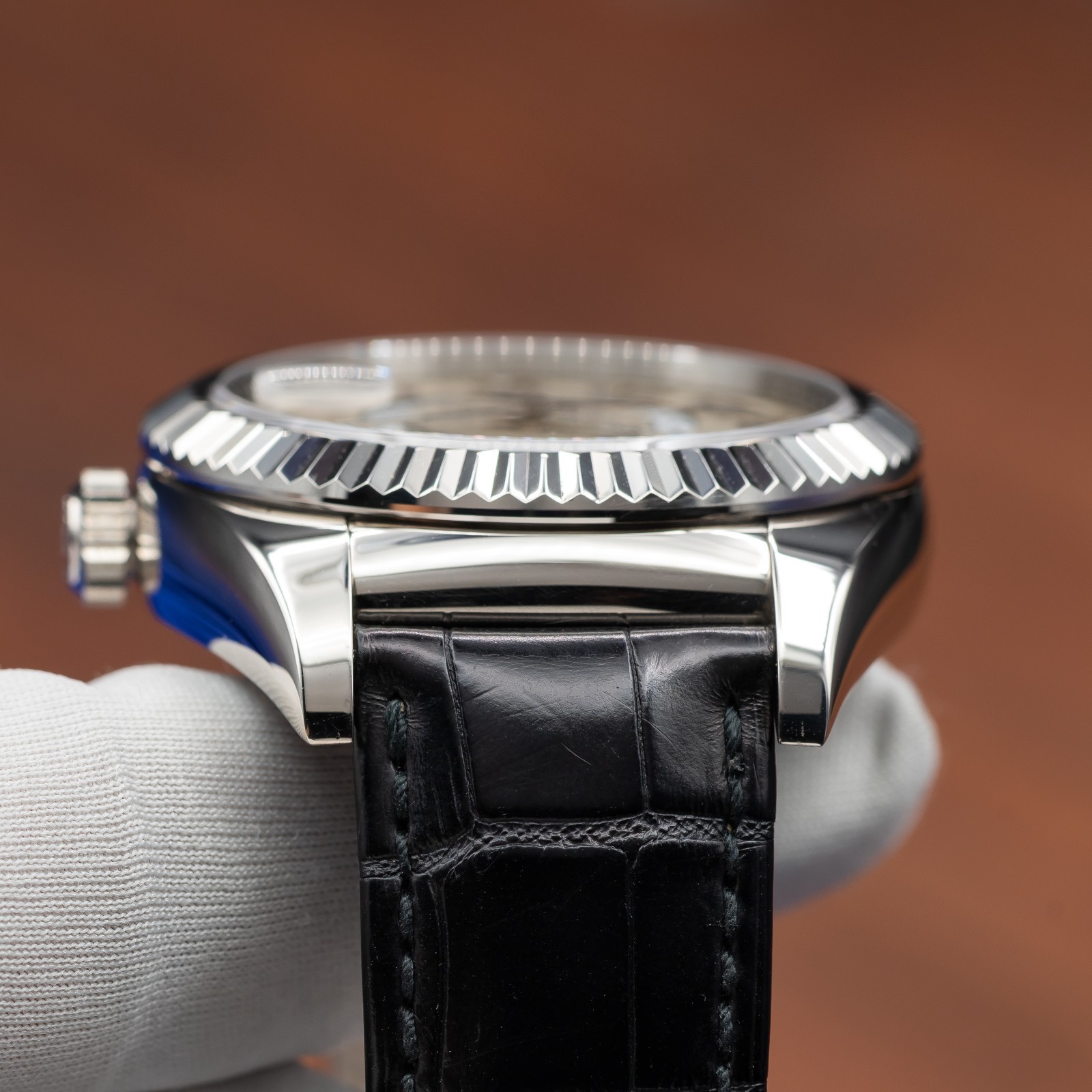 ROLEX Sky-Dweller 18K White Gold 42MM Annual Calendar Ivory Dial 326139