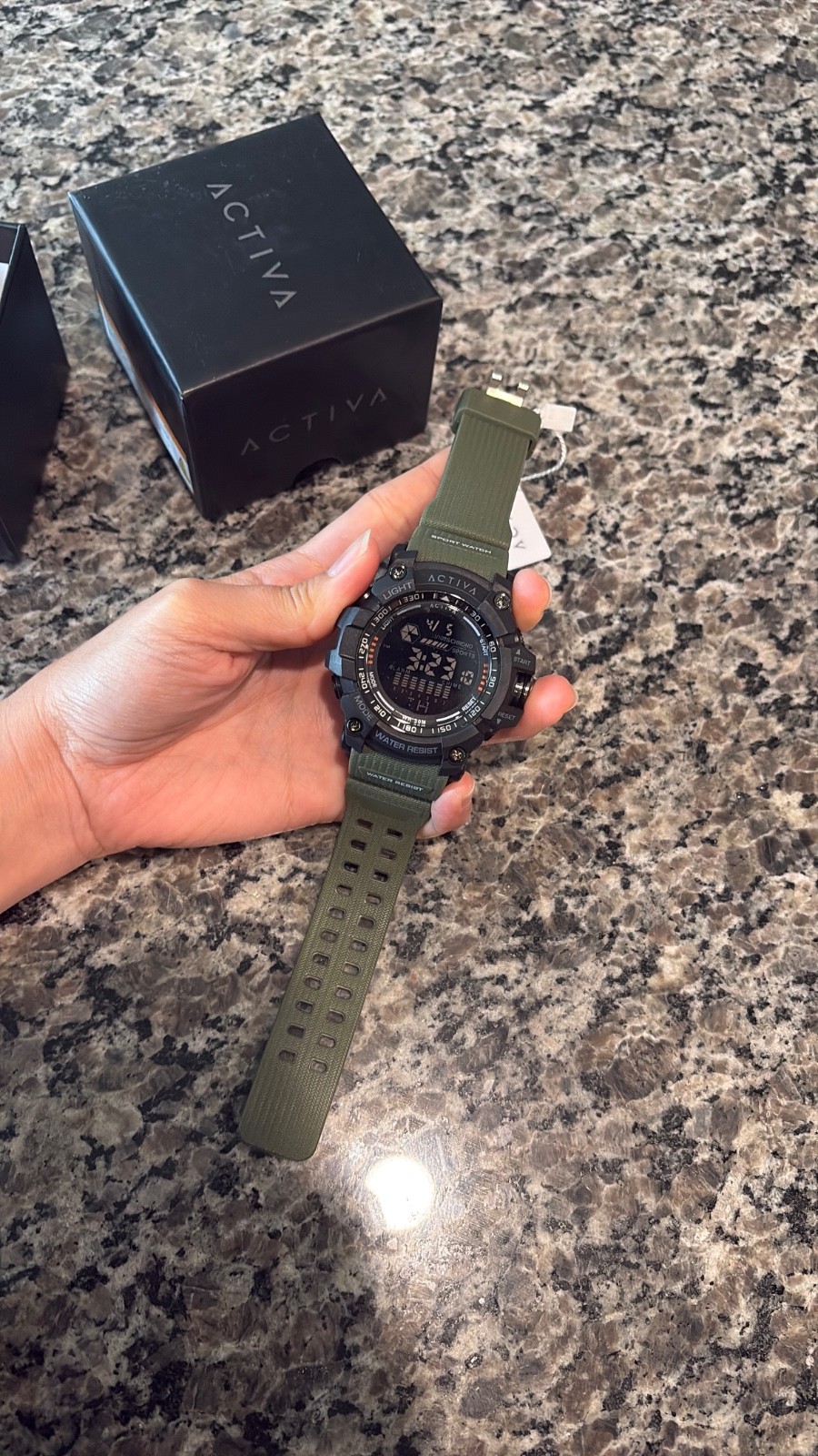 Activa X Invicta Digital Men’s Watch – 56mm, Green