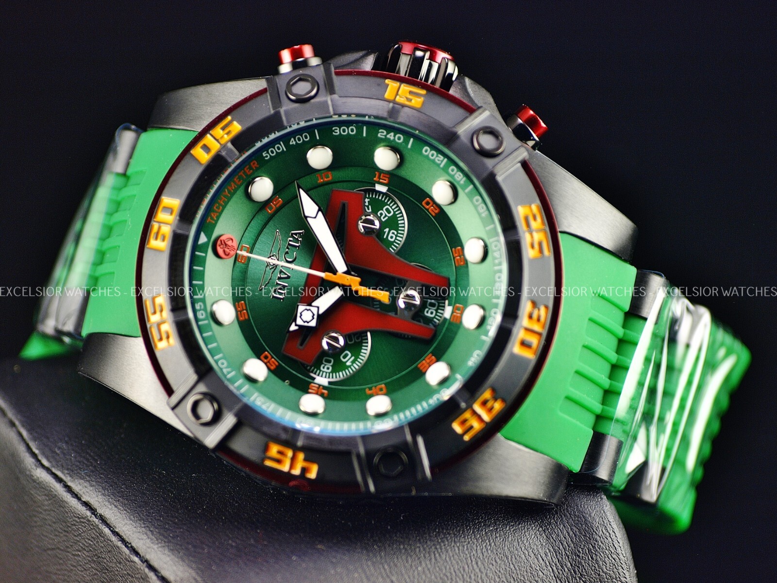 NEW Invicta Men’s 52mm Star Wars BOBA FETT Chronograph Limited Edition SS Watch