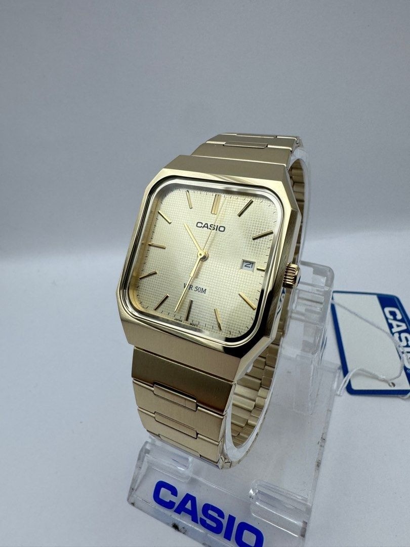 Casio Standard MTP-B185G-9A Classic Analog Gold Dial 32.5 mm New Men’s Watch