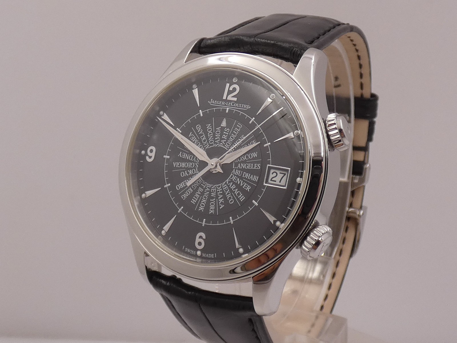 JAEGER-LECOULTRE MASTER MEMOVOX INTERNATIONAL ALARM Q1418471 WITH PAPERS ‘2014