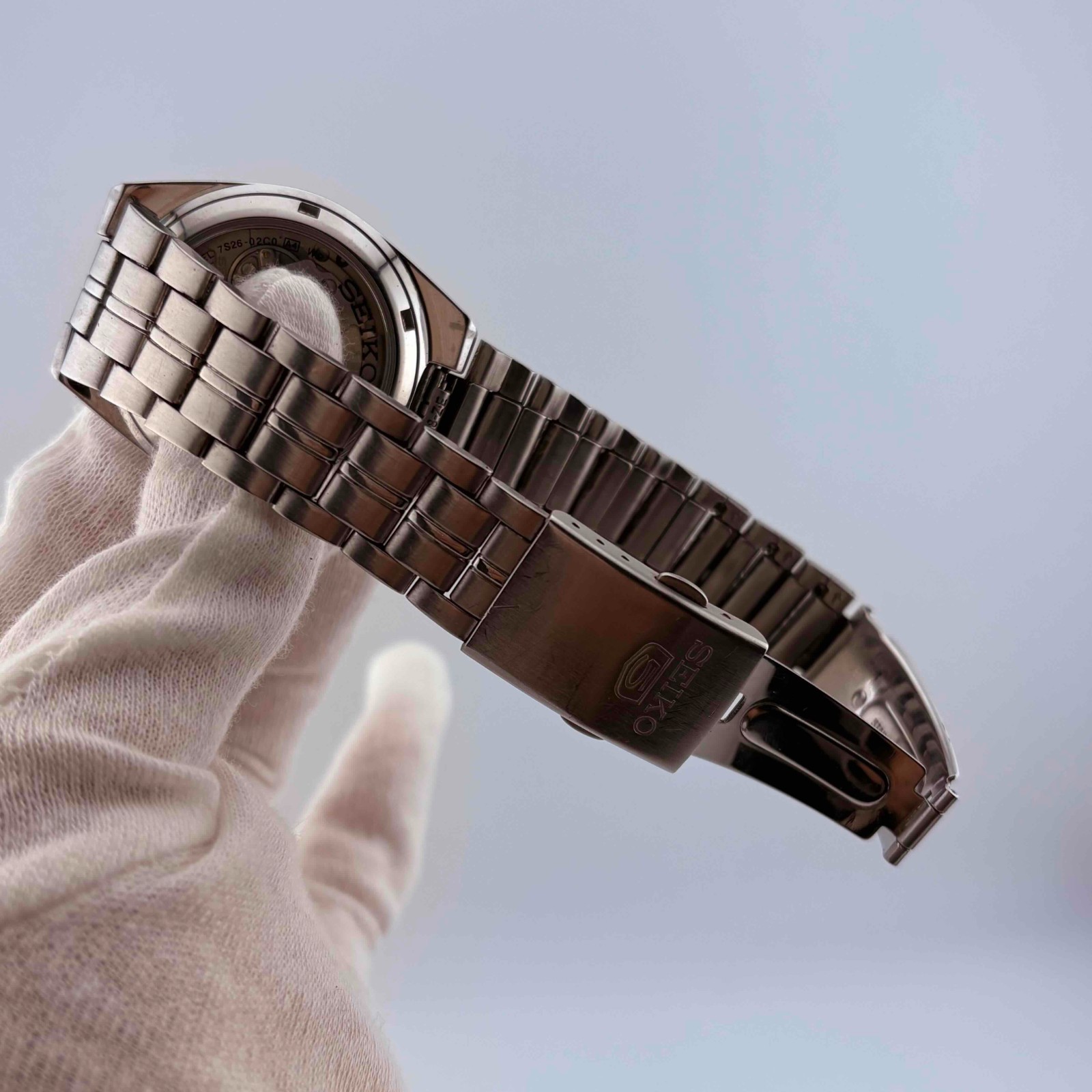 SEIKO Seiko5 7S26-02C0 Automatic See-through lining day date 21JEWELS 34.1mm