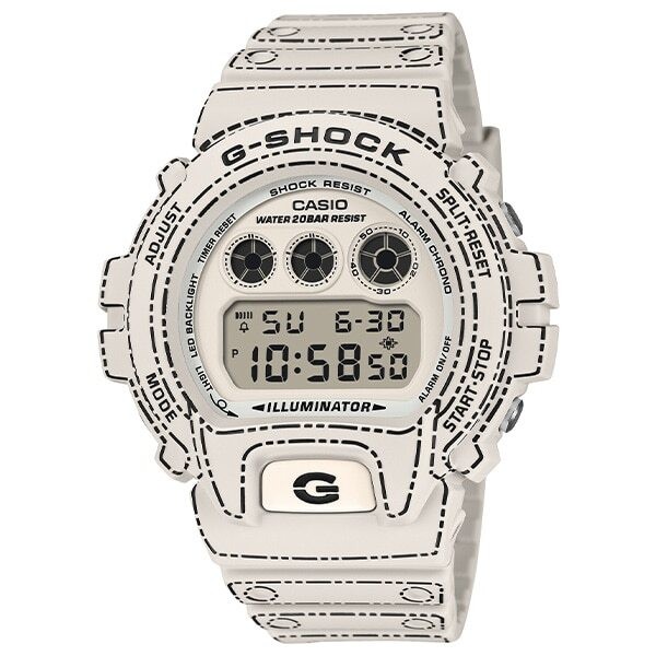 CASIO G-SHOCK Origami 2D Design DW-6900RGM-5JR Limited White