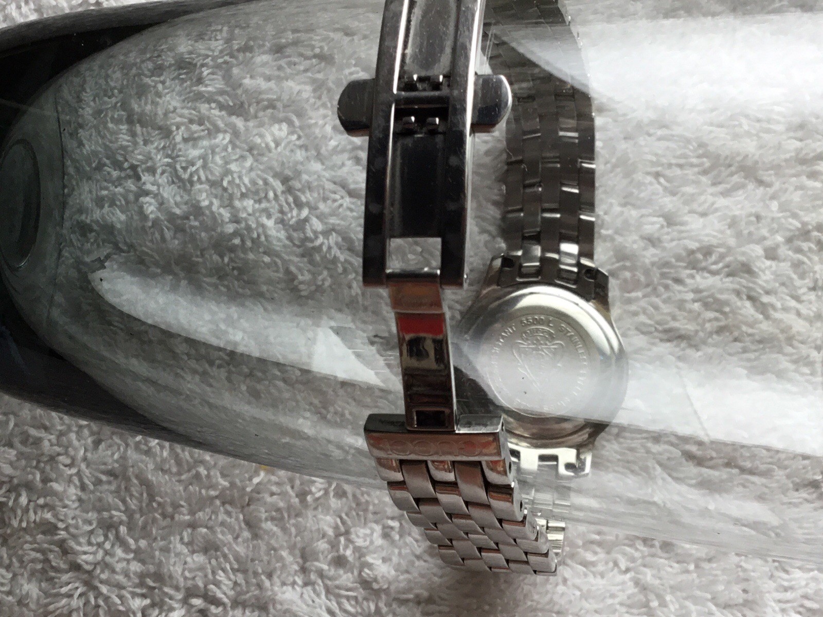Ladies GUCCI WATCH STAINLESS DATE SWISS WORKS GREAT 5500L