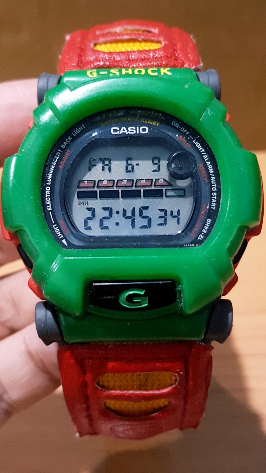 Vintage G-Shock DW-002BM Reggae Jamaica Rasta Bob-Marley Japan Limited