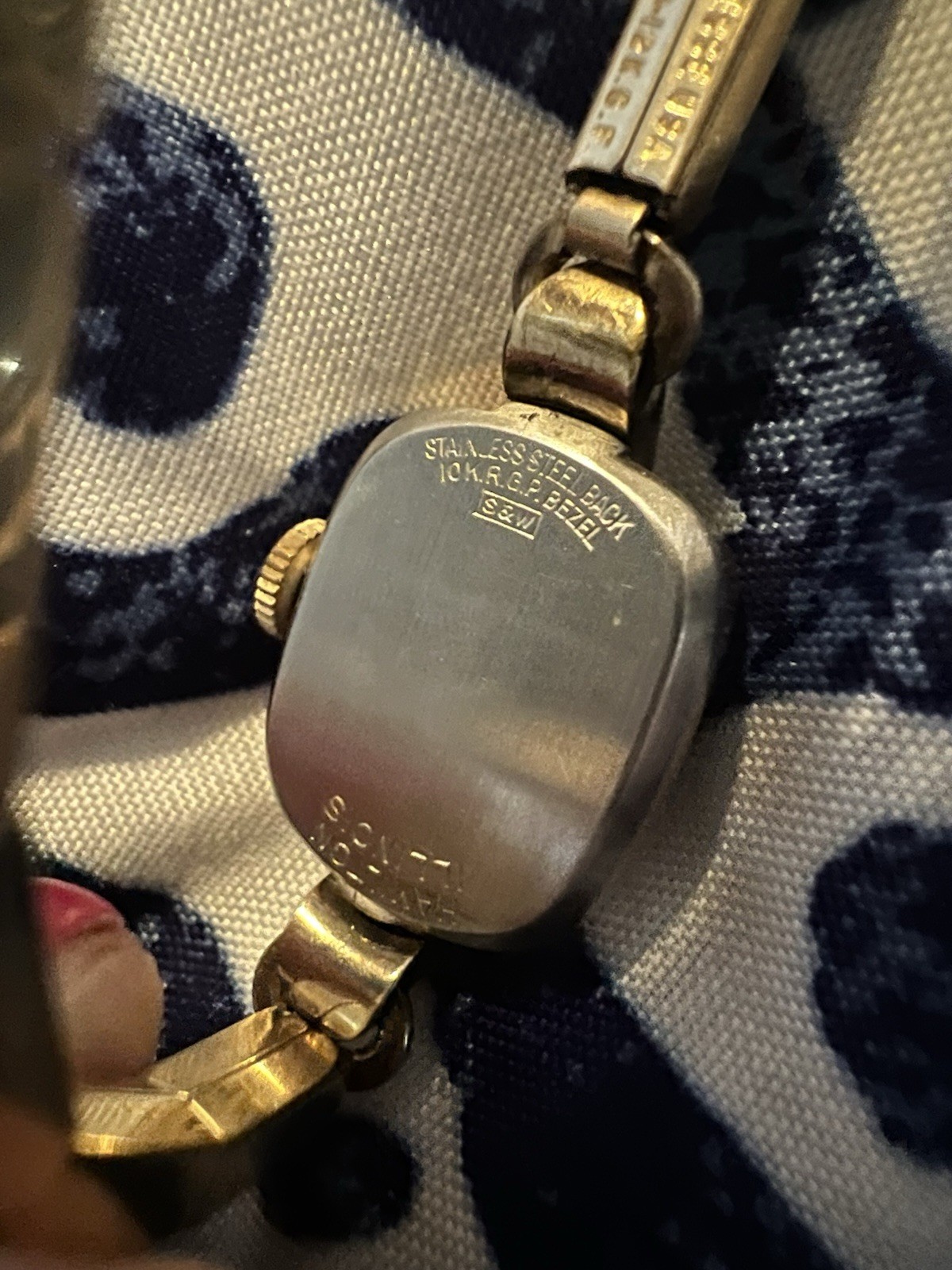 Vintage Hamilton Ladies Windup Watch 10K GF 17Jewels w/ Finesse 12k GF Band Runs