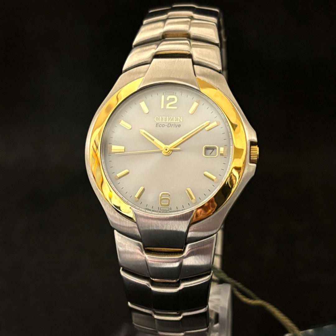 CITIZEN Item Citizen Men’s Watch Stylish Rare For Gifts Men’s Silver and Gold Co