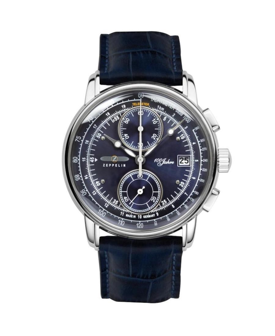 ZEPPELIN Men Analog Quartz Casual Watch Classic Dress Blue Dial Waterproof Round