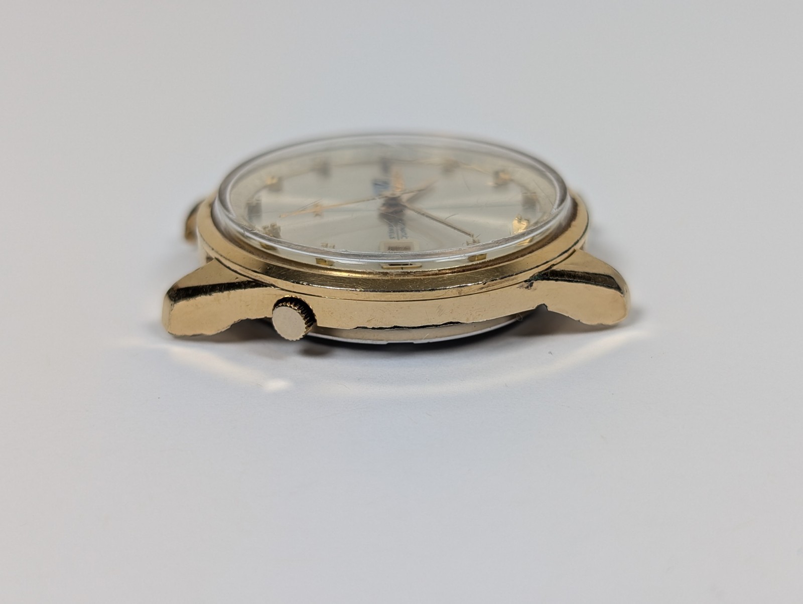 Vtg Seiko Sealion DX Automatic Watch 25J Day/Date Silver Dial 35mm Japan RUNNING