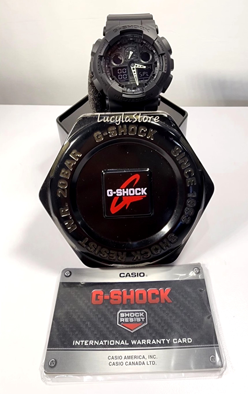 Casio G-shock GA100-1A1 Black Matte Men’s Watch – New with tag and Box