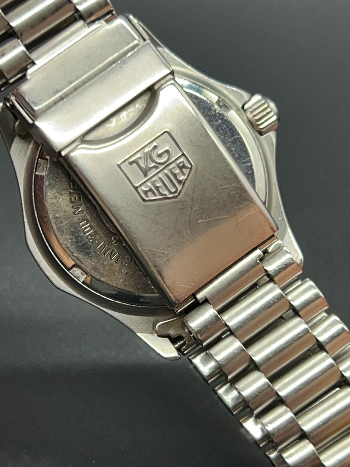 *N MINT* Vintage TAG Heuer 2000 Professional 972.613 Moondust Navy Men’s Quartz