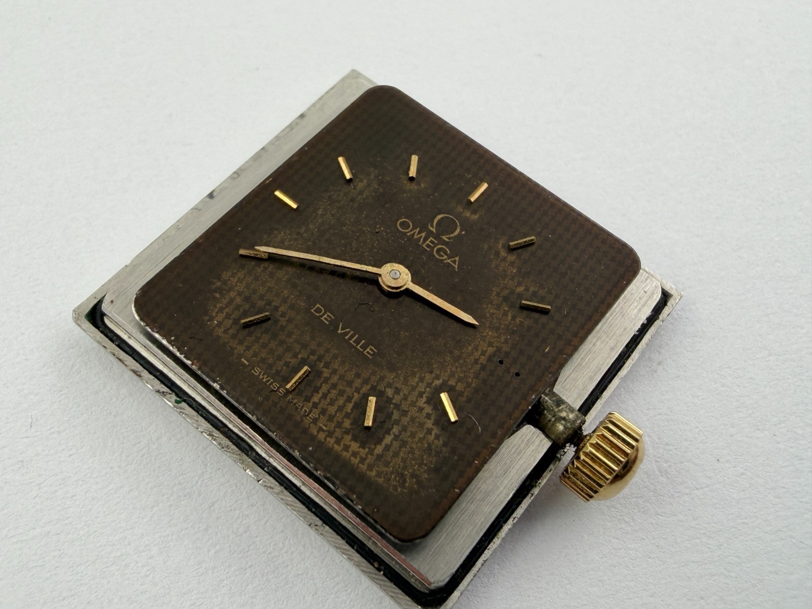 Vintage OMEGA De Ville Tank 511.0512 Steel & Gold Cal Ω 625 Manual Wind – 27 mm