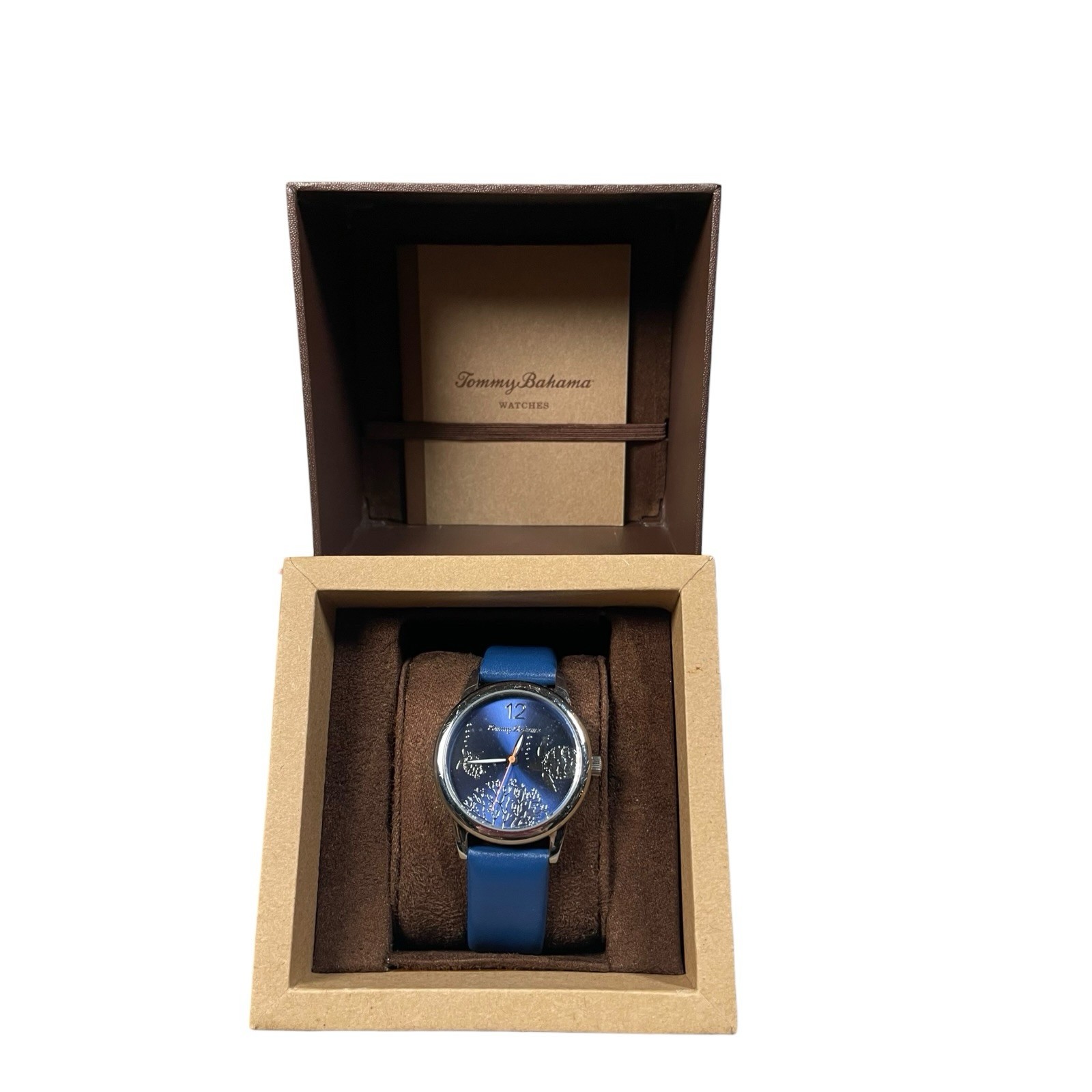 Women’s Tommy Bahama TB2164 Genuine Leather Watch Blue