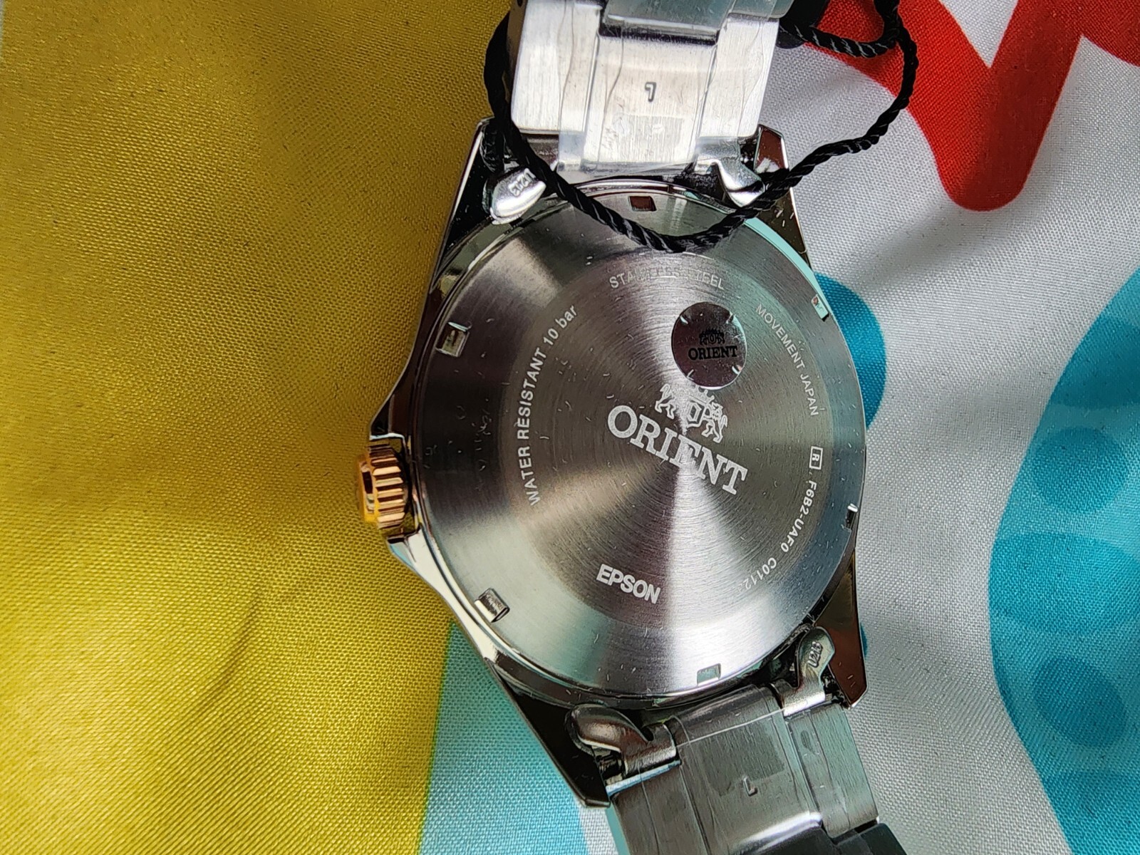 Orient Defender 42.6mm Sports watch stainless steel bracelet blue nailhead dial