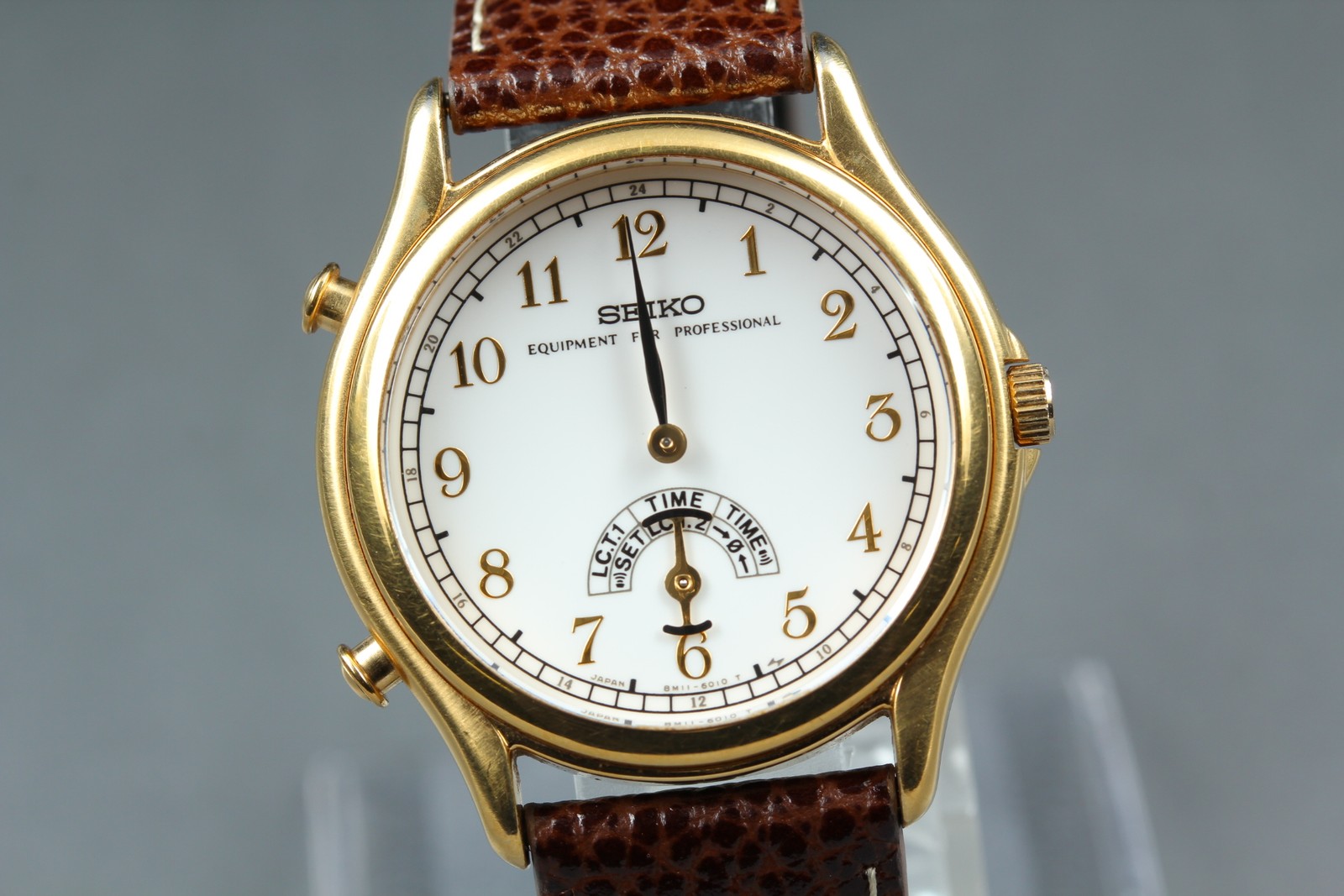 [N MINT] Seiko Equipment For Professional 8M11-6000 Quartz 34mm Men’s Watch