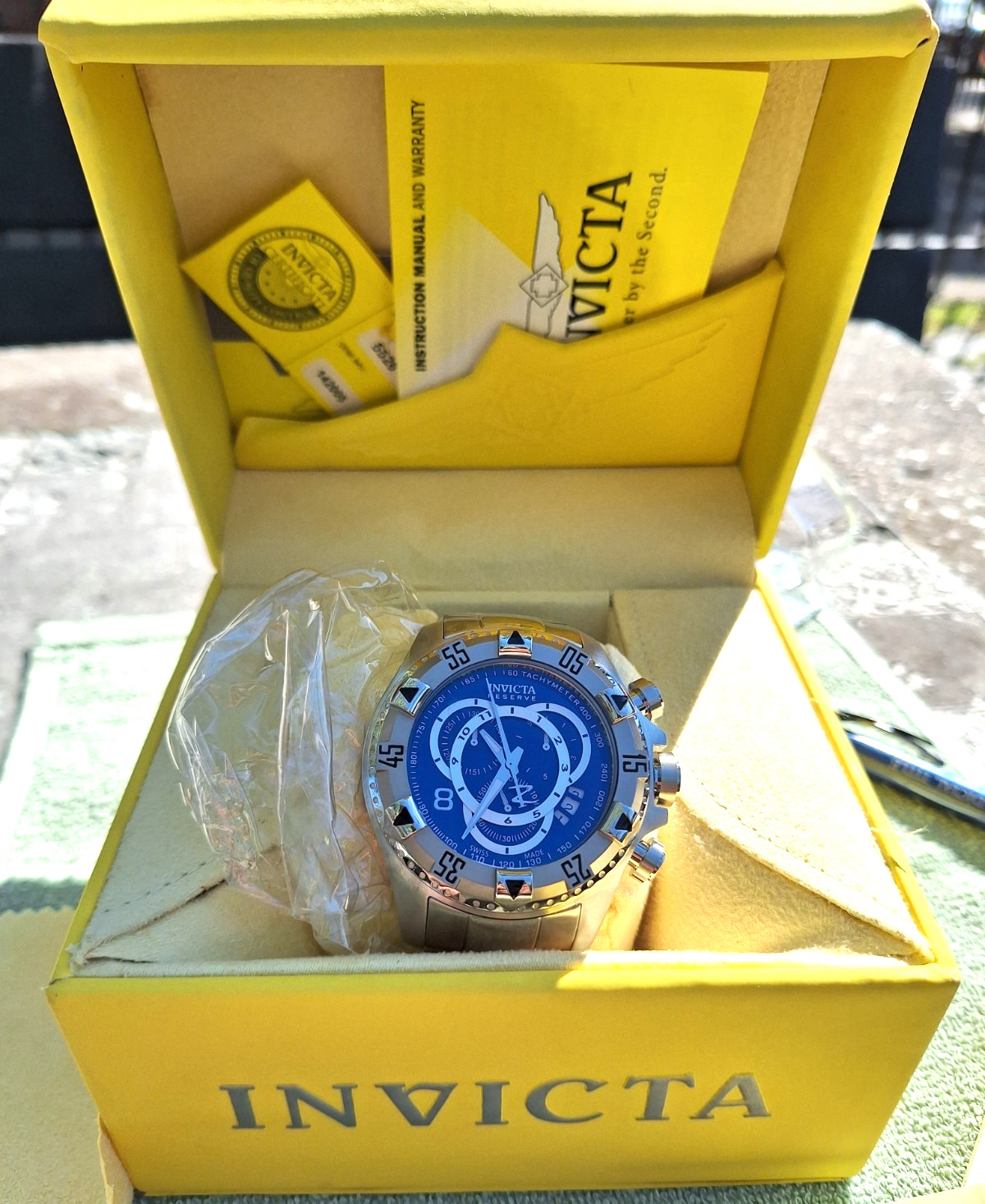 Invicta Reserve SWISS Chronograph Touring Edition Men’s Watch Model 5526