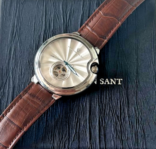 NEW – Christian Van Sant Men’s Cyclone Automatic Silver Dial Watch – CV0141