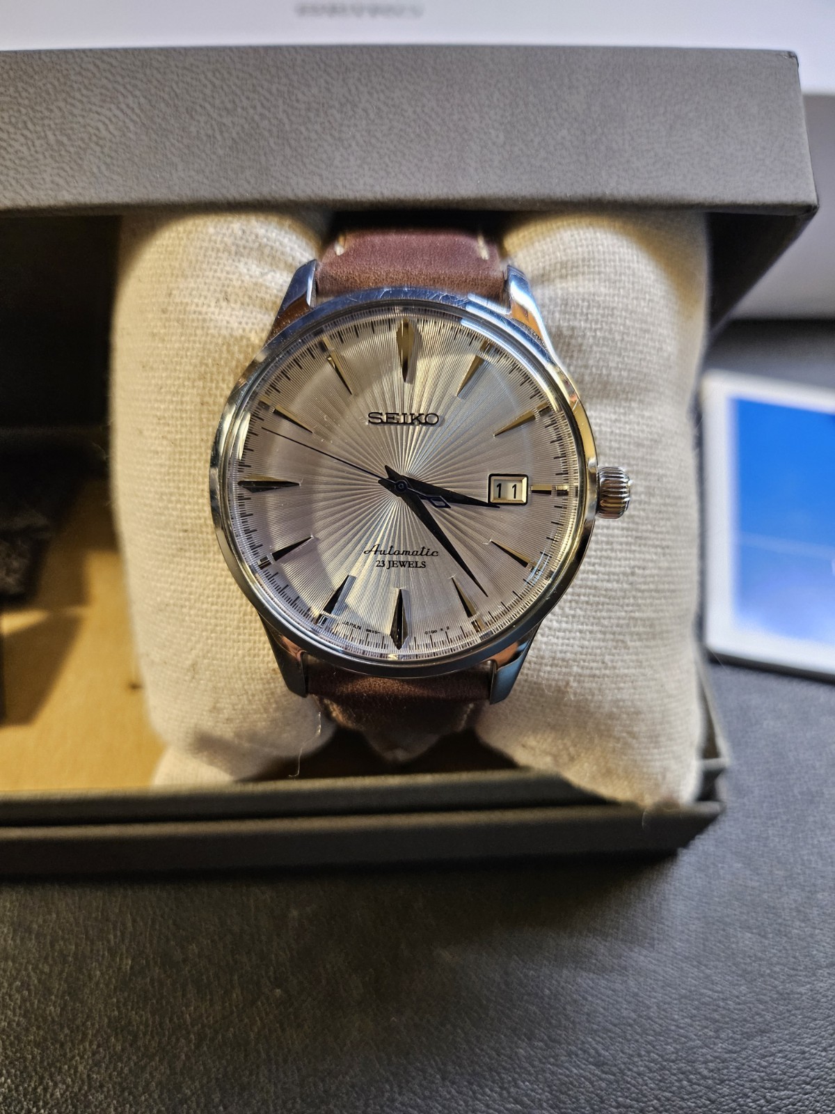 Seiko Silver Men’s Watch – SARB065