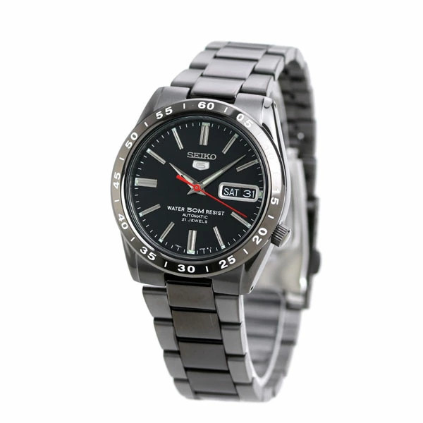 SEIKO SEIKO5 SNKE03K1 Men’s Watch Automatic Black Lightning New in Box Japan