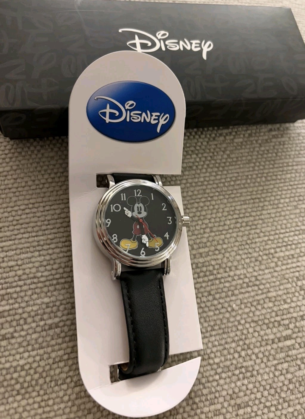 Vintage MICKEY MOUSE Disney Women’s Silver Alloy WATCH BRAND NEW IN BOX FREESHIP