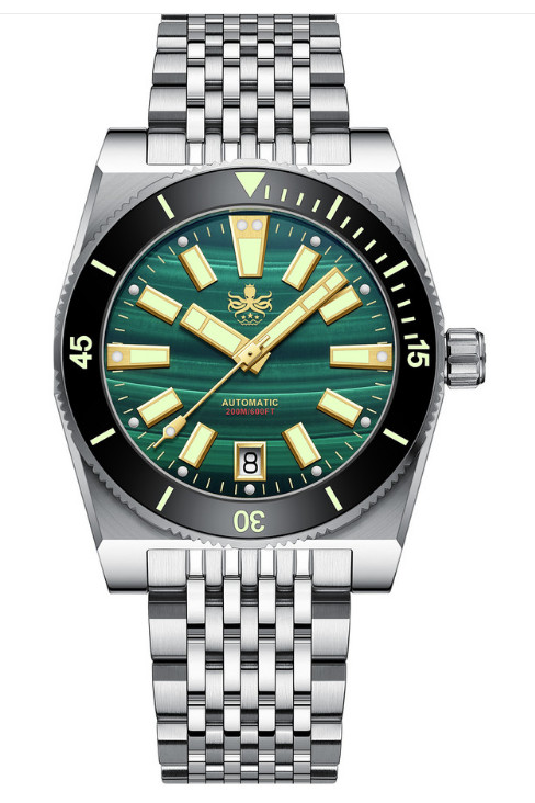 Automatic Diver Watch PY061A Green Malachite