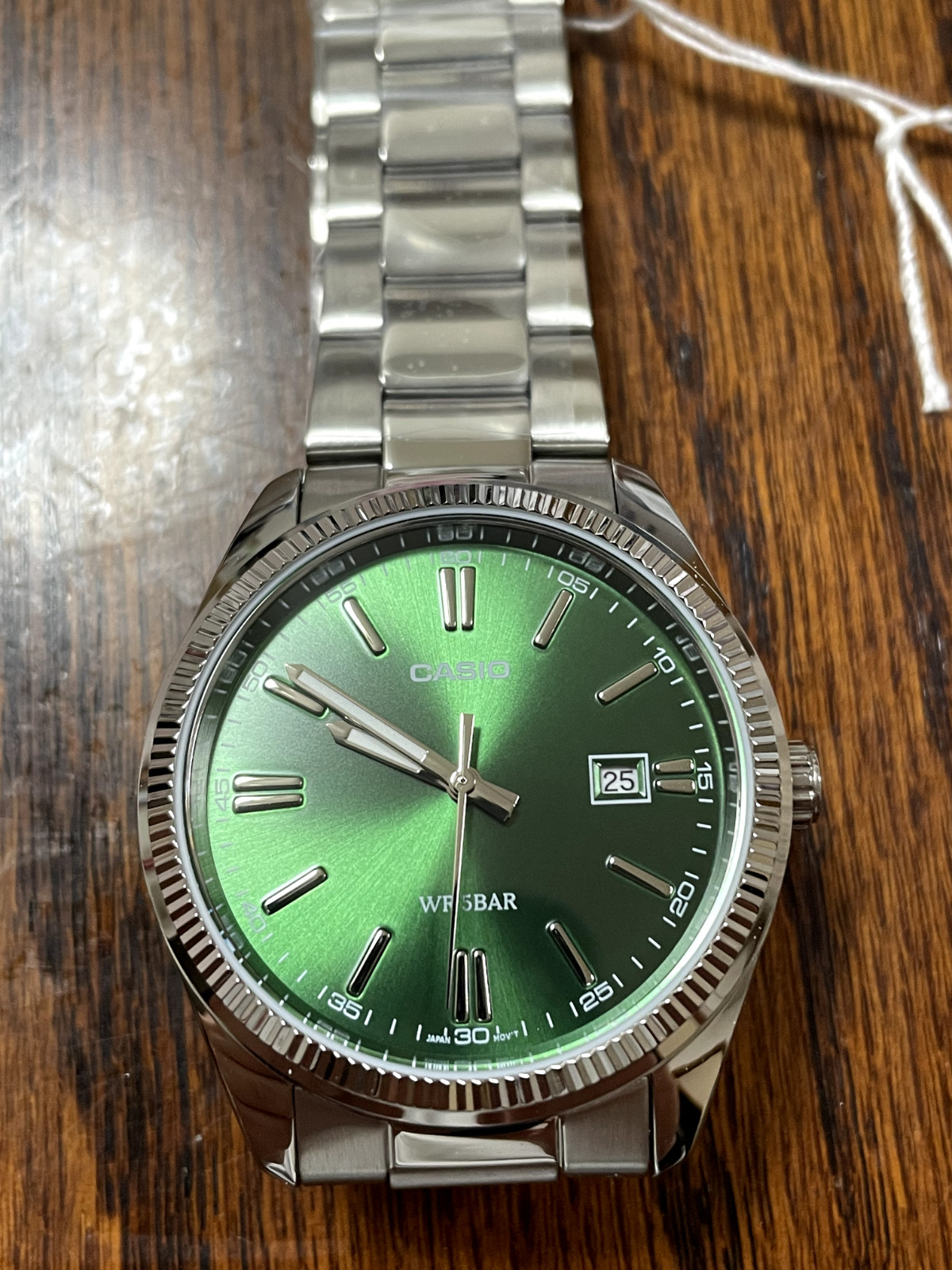 CASIO Collection MTP-1302D-3AJF Mens Watch Dark Green Dial Analog From Japan NEW