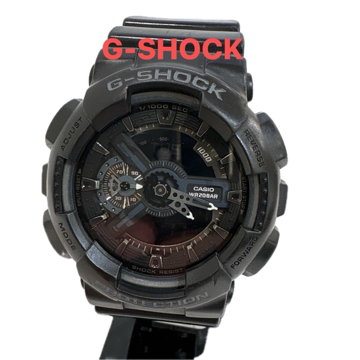 CASIO G SHOCK GA 100 WR20BAR PROTECTION analog digital used wristwatch working c