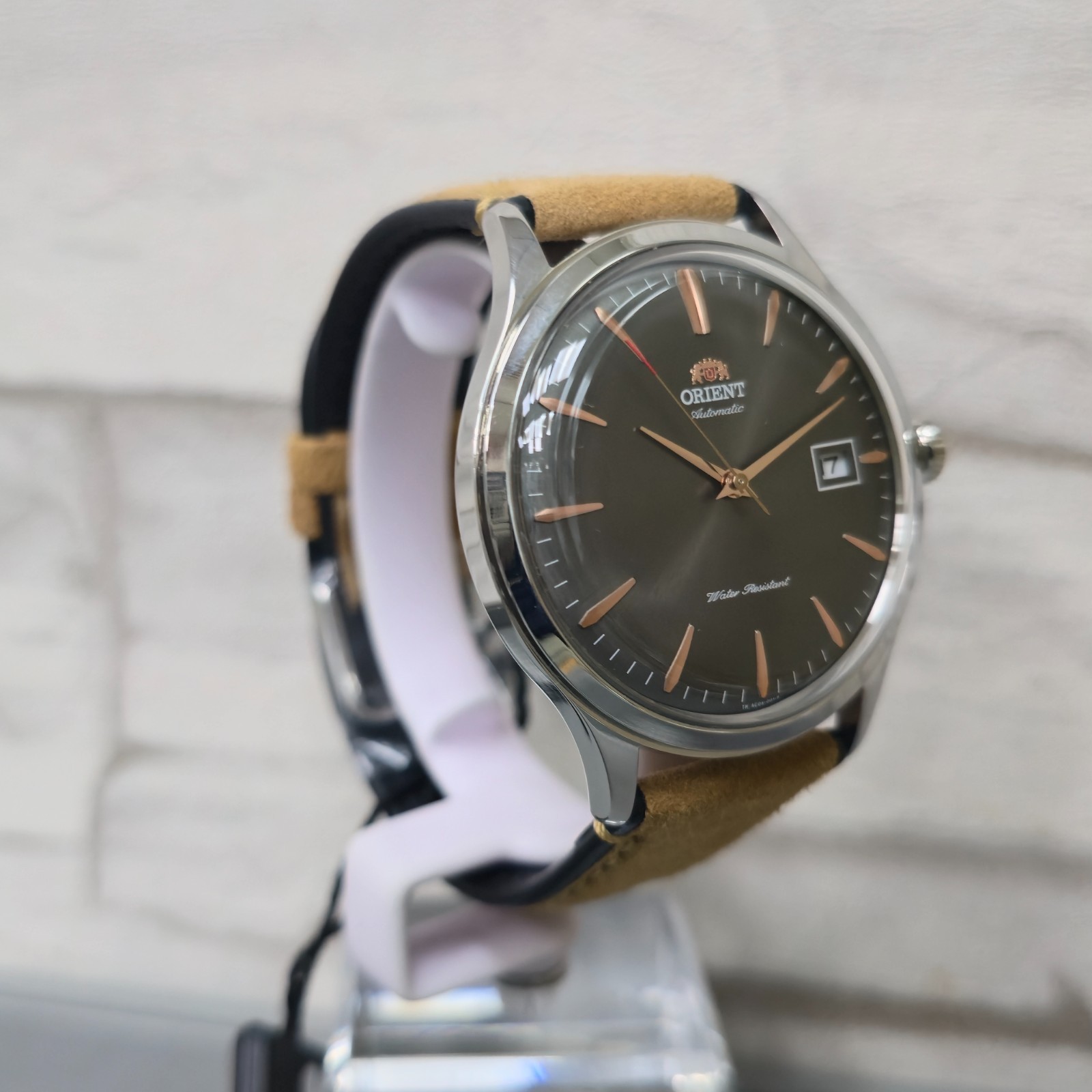Orient Bambino TAC08003A0 Version 2 Automatic Grey Dial New Full Set Men’s Watch